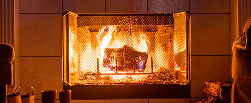 Mendota Hearth Landscape Fireplace Installation in Bell Gardens, California