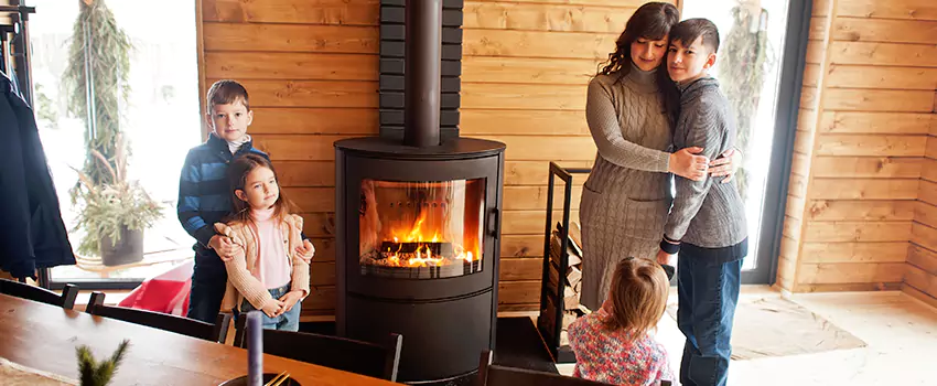 Morso Cast Iron Fireplace Insert Installation in Bell Gardens, California
