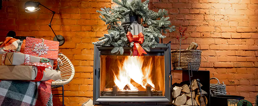 Travis Industries Linear Gas Fireplace Installation in Bell Gardens, California