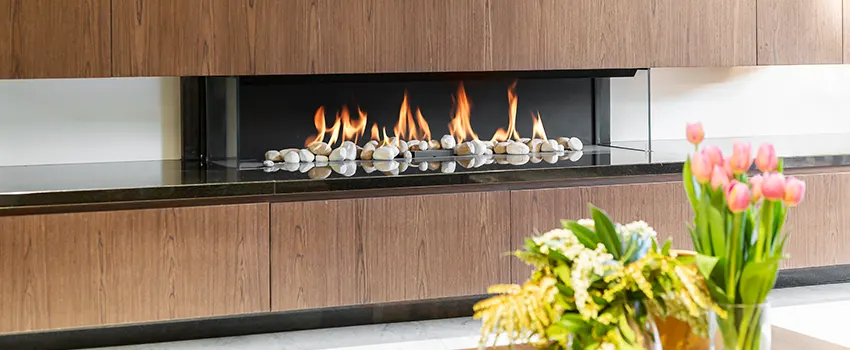 Double-height Fireplace Design Refurbishment in Bell Gardens, California